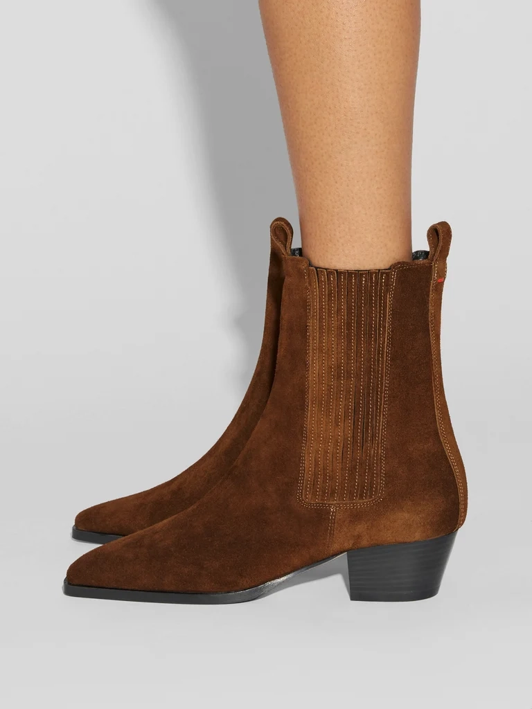 agata suede ankle boots