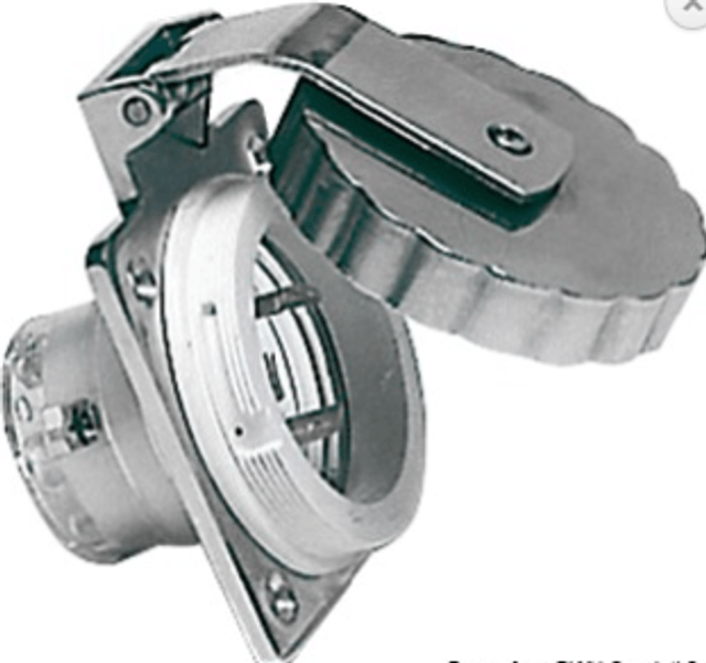Osculati SS IP56 watertight socket 30 A 220 V
