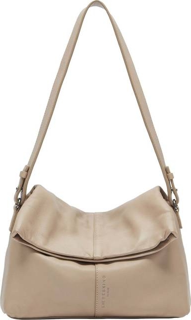 Liebeskind Fiona Skuldertaske Læder 29 cm - Beige
