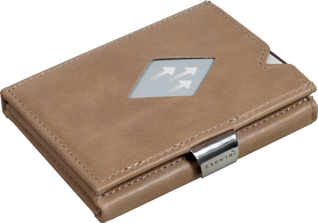 exentri multiwallet camel rfid-blocking wallet