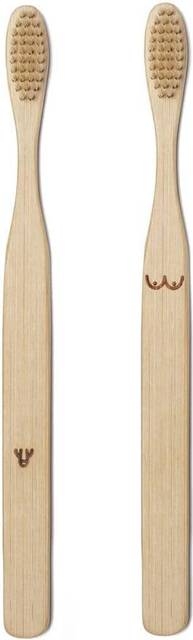 Kikkerland Tandbørster nudie bamboo