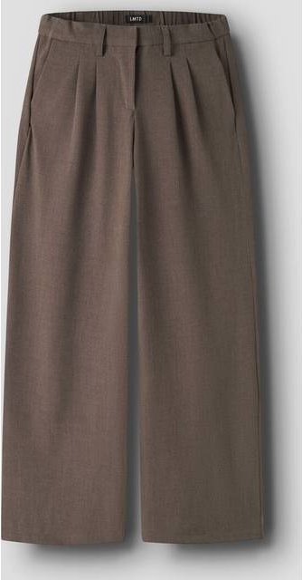 LMTD Vide Ben Bukser NlfLuis Lw X-Wide Pleat Pant - Brown