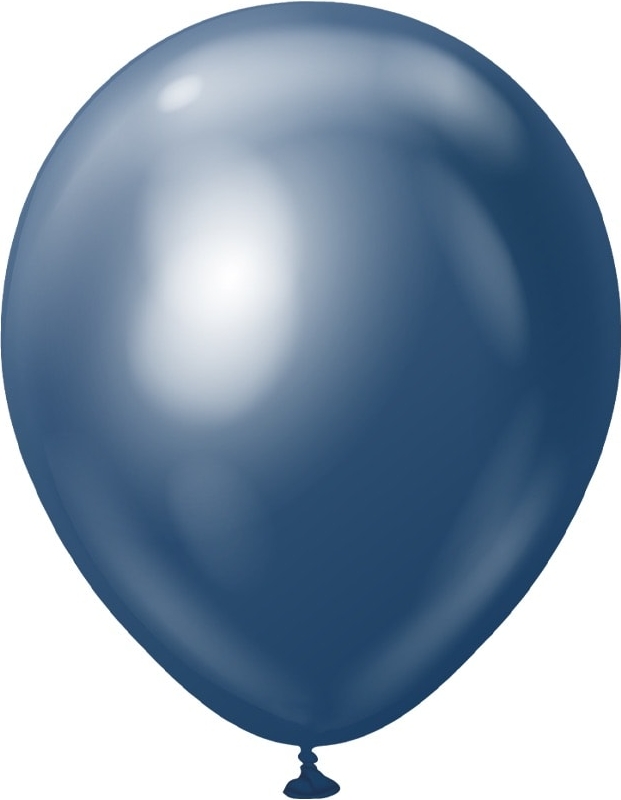Ballongkungen Latexballoner Professional Chrome Navy 100-pak