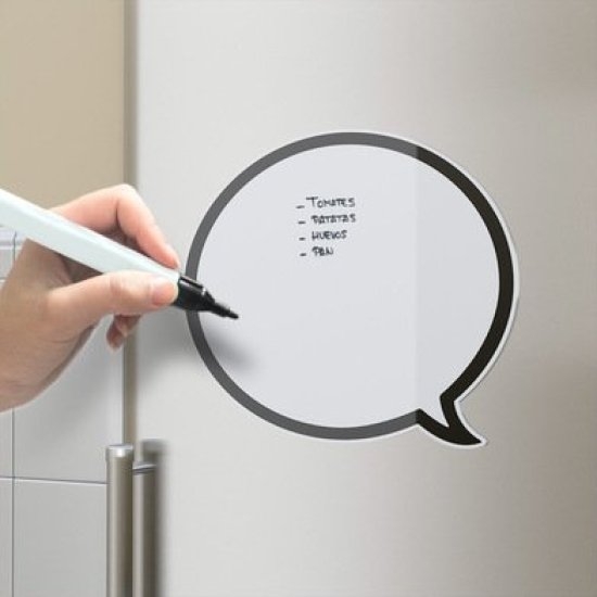 køleskabsmagnet taleboble