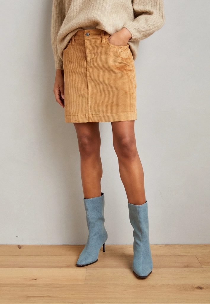 espritsecond hand mini skirts - camel