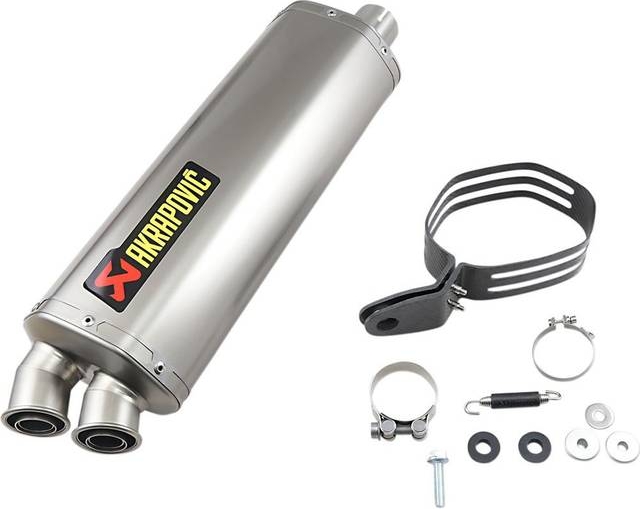 Akrapovic slip-on Line lyddæmper Titan, carbon eller rustfrit stål