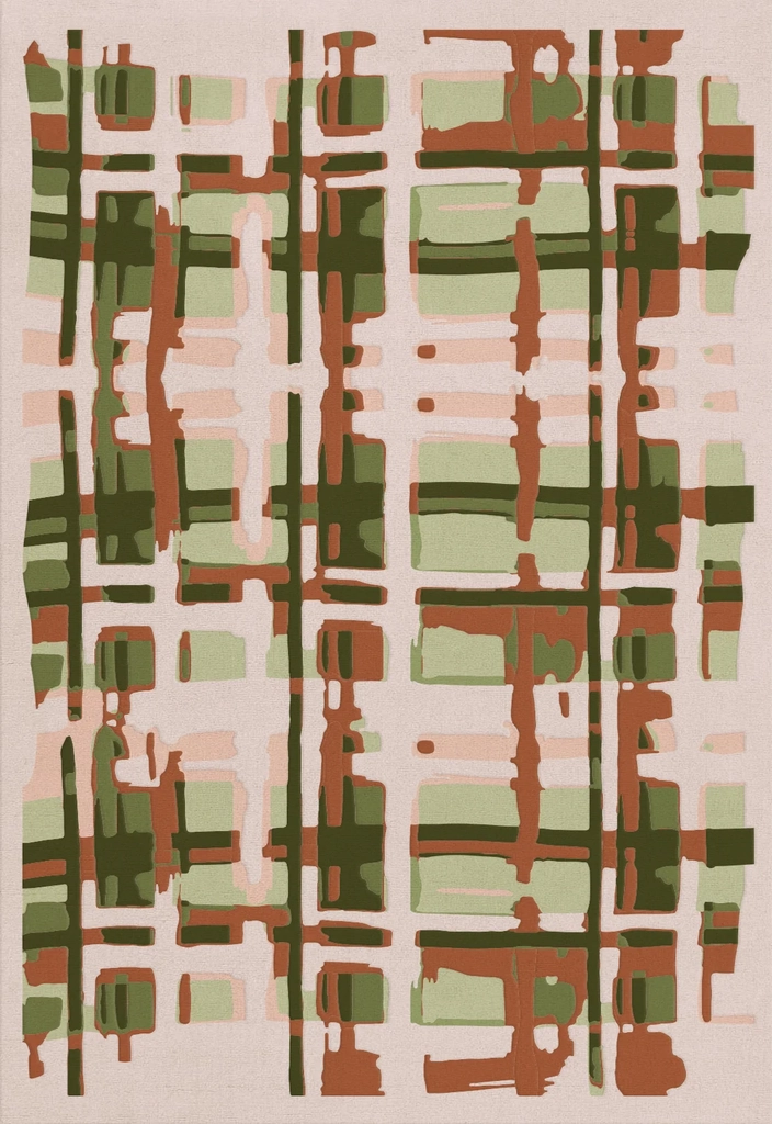                    wool rug - garden pop