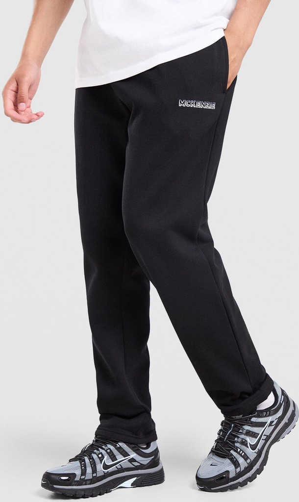 McKenzie Dual Open Hem Joggers - Black