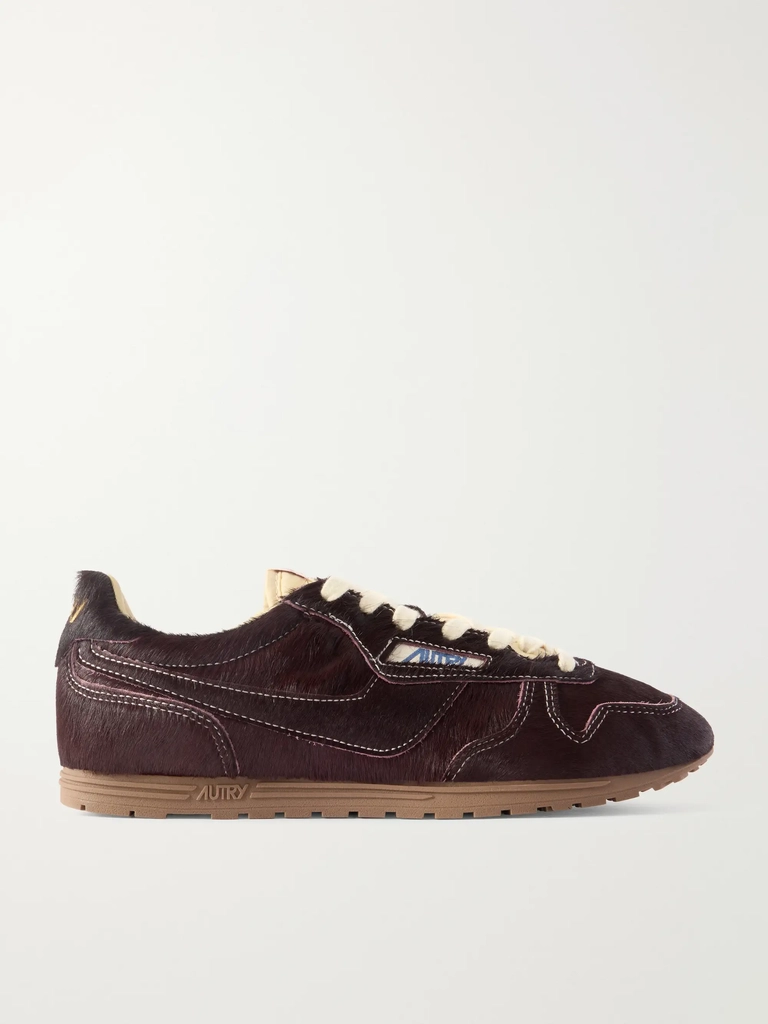 windspin calf hair sneakers