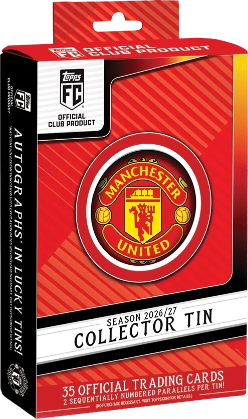 Topps COLLECTOR TIN 26/27 MANCHESTER UNITED