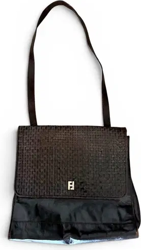 flip leather handbag