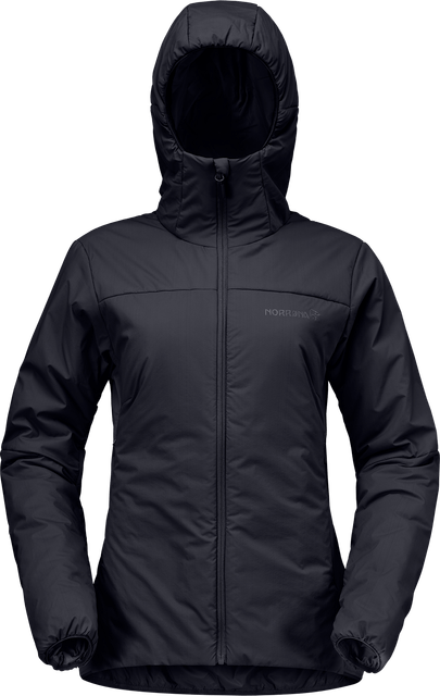 Norrøna Femund Thermo Zip Hood Syntetisk Jakke - Caviar Black
