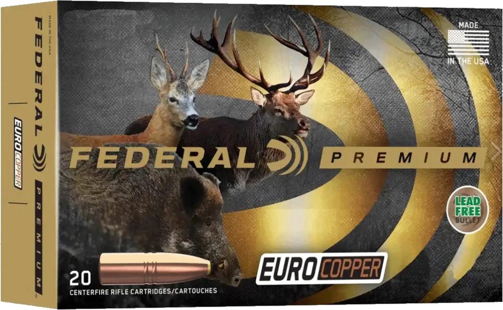 federal premium eurocopper riffelpatroner - kal. 6,5x55