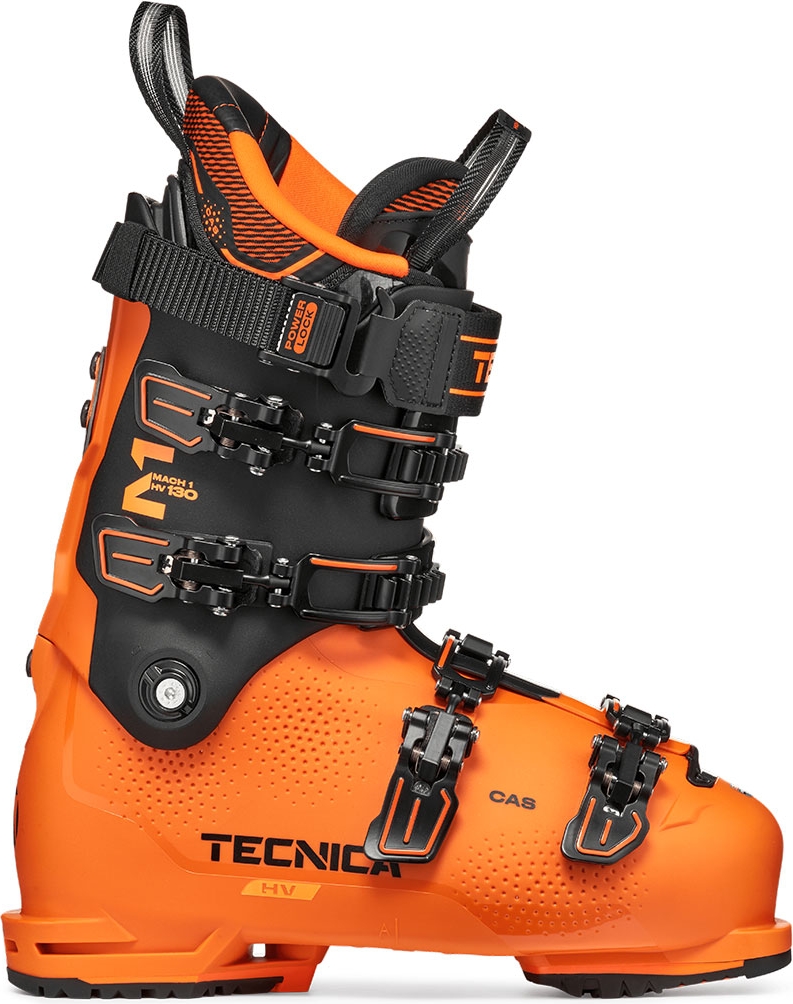 tecnica mach1 hv 130 td ski boots icon orange/black men