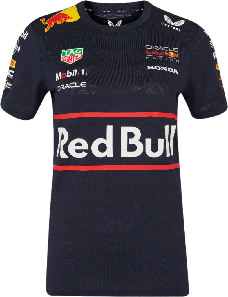 red bull racing f1 women's 2025 team t-shirt- navy