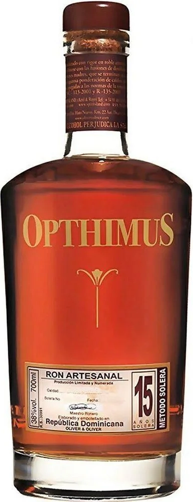 opthimus malt ron dominicano, 15 years
