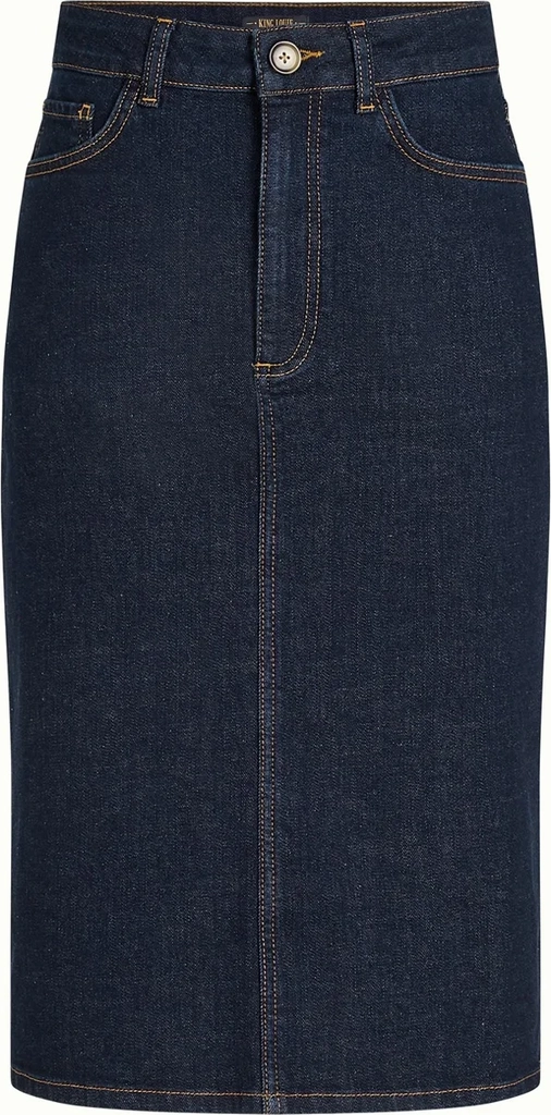 king louie - prisca skirt muse denim - rock blue