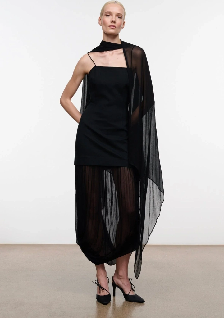 viona dress black