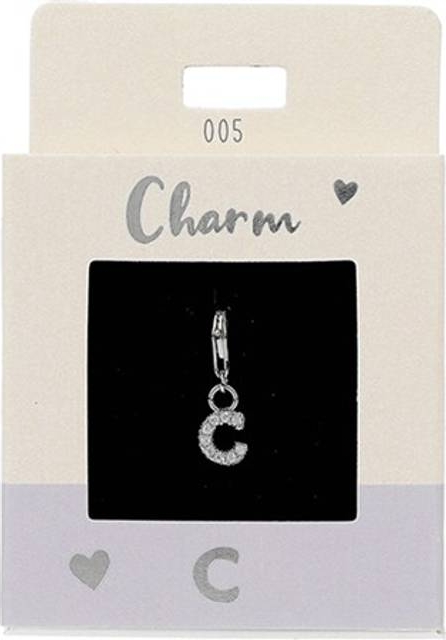 Depesche Charms 005 Bogstavet C Sølvbelagt