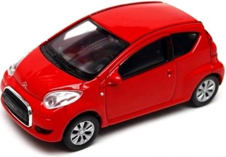 model welly 1:43 - citroen c1 czerwony