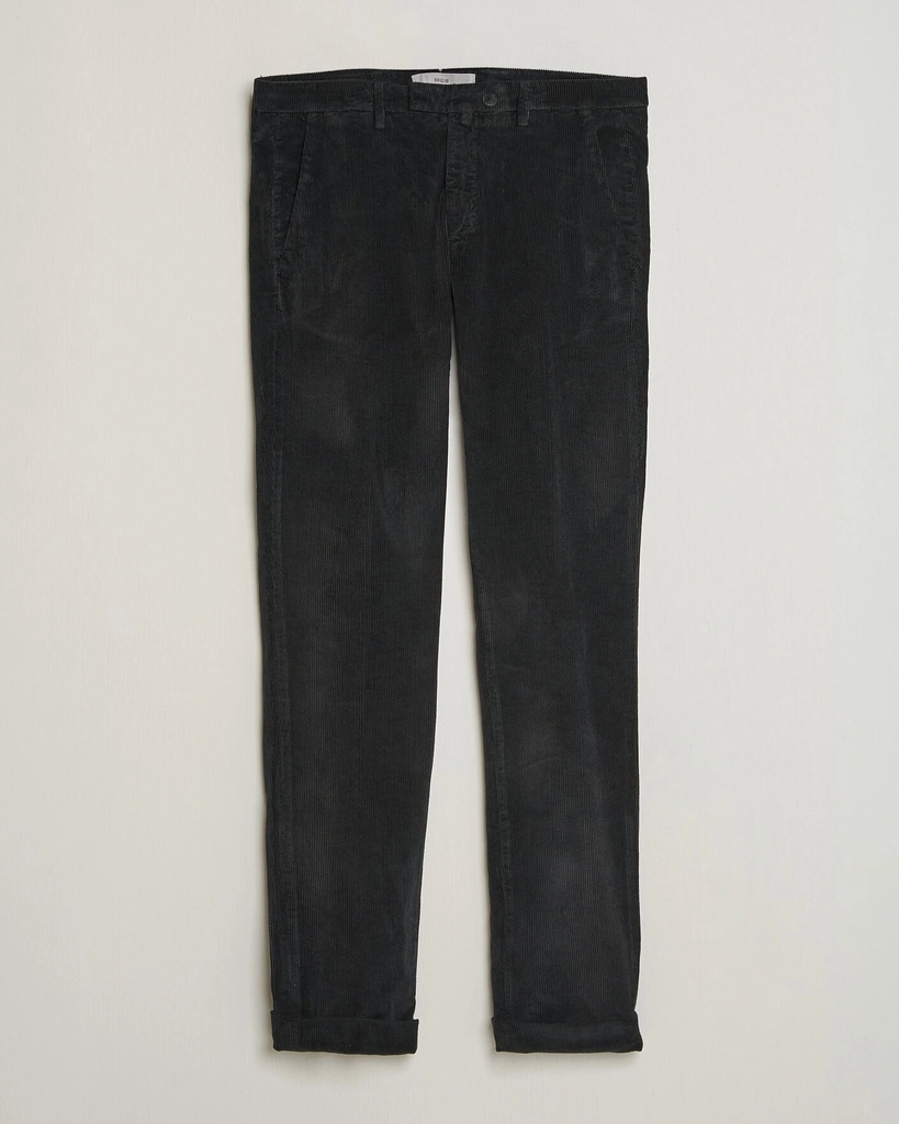 Briglia 1949 Slim Fit Corduroy Trousers - Black