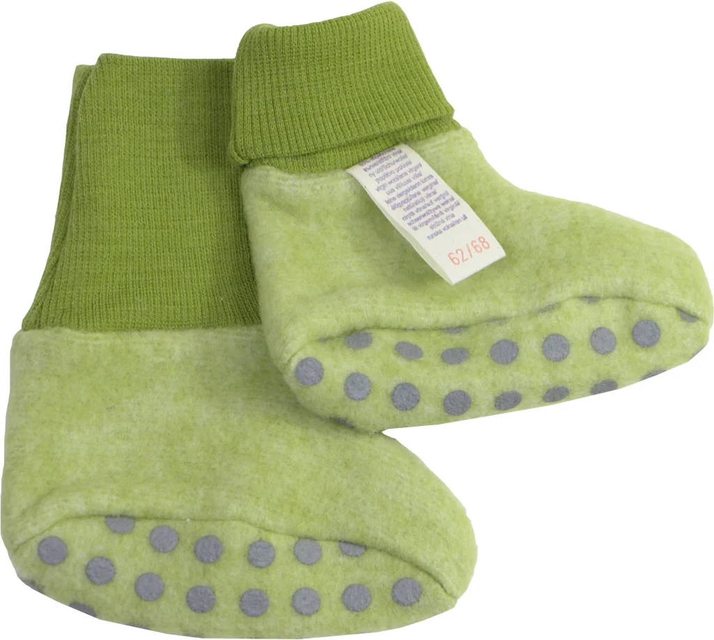 cosilana baby fleece schühchen schurwolle (kbt) baumwolle (bio)