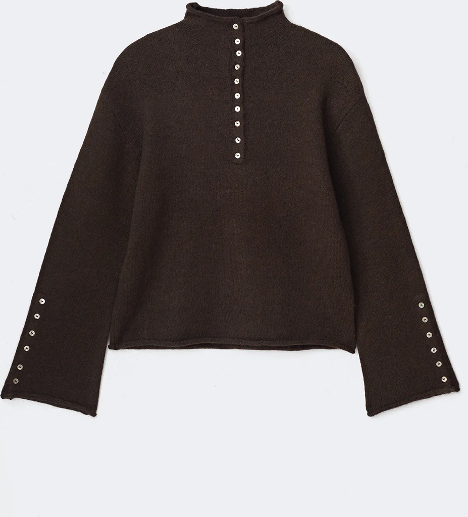 wide sleeve knitted top