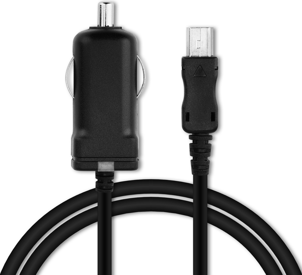 garmin t5 mini biloplader 12v / 24v stikkontakt til mini usb adapter til cigarettænder