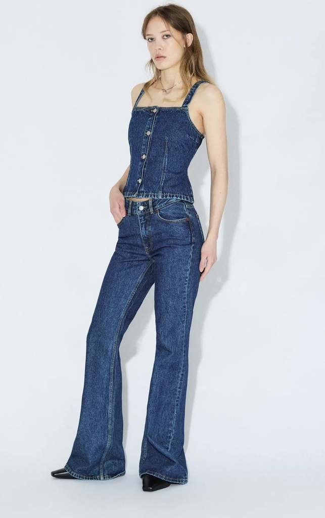 Elba Mid Bootcut - Bay Dark Retro Vintage