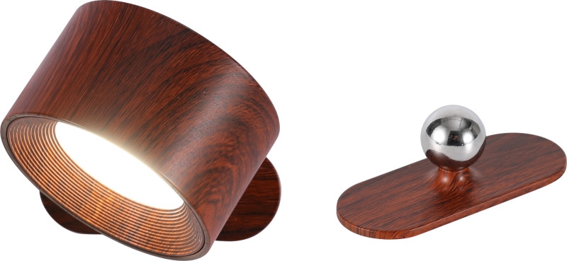 Veli Line Spot On Genopladelig Væglampe LED Wood Væglampe