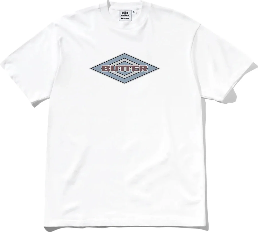 butter x umbro diamond logo tee