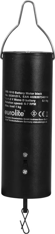 batterimotor til 20 cm diskokugle