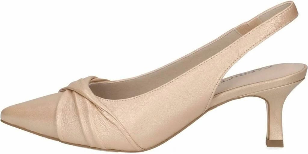 capricepumps - beige perlato