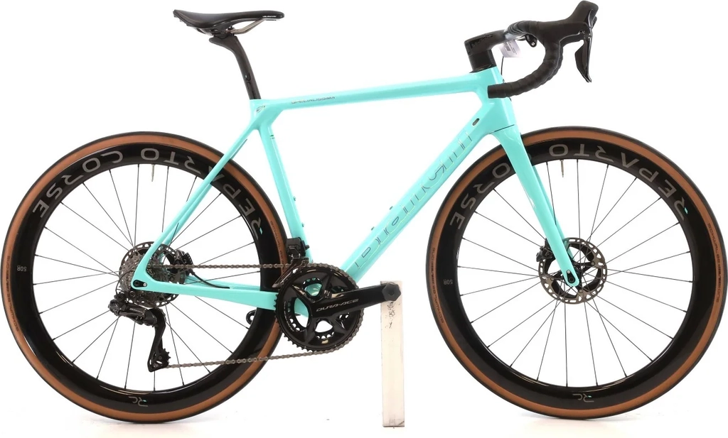 bianchi specialissima cv 2025 - shimano dura-ace di2 2x12sp - reparto corse 50r