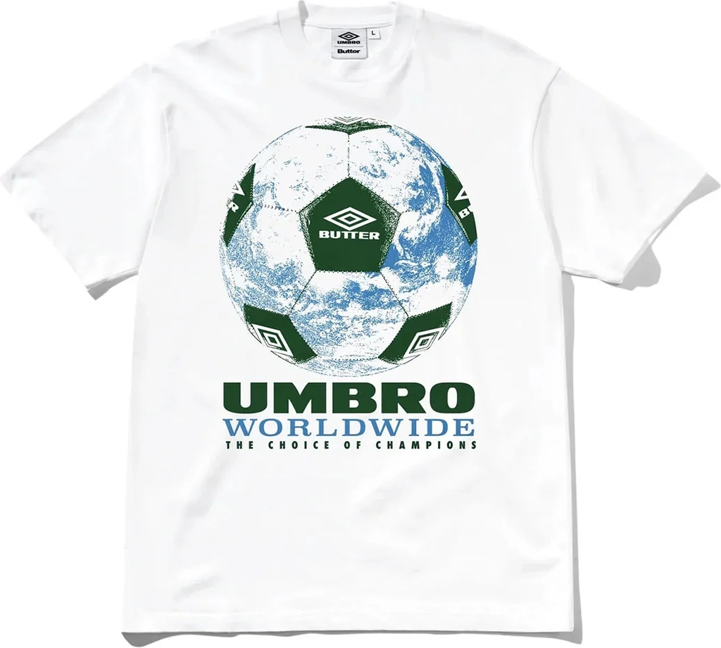 butter x umbro world game tee