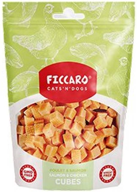 ficcaro - firkanter m. laks & kylling