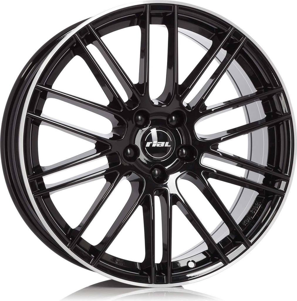 rial wheel kibo 8,5x20 et45 5x108 20 inch diamond-black lip polished