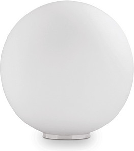 ideal lux mapa bordlampe, ø 10 cm, opalglas, hvid, kugle