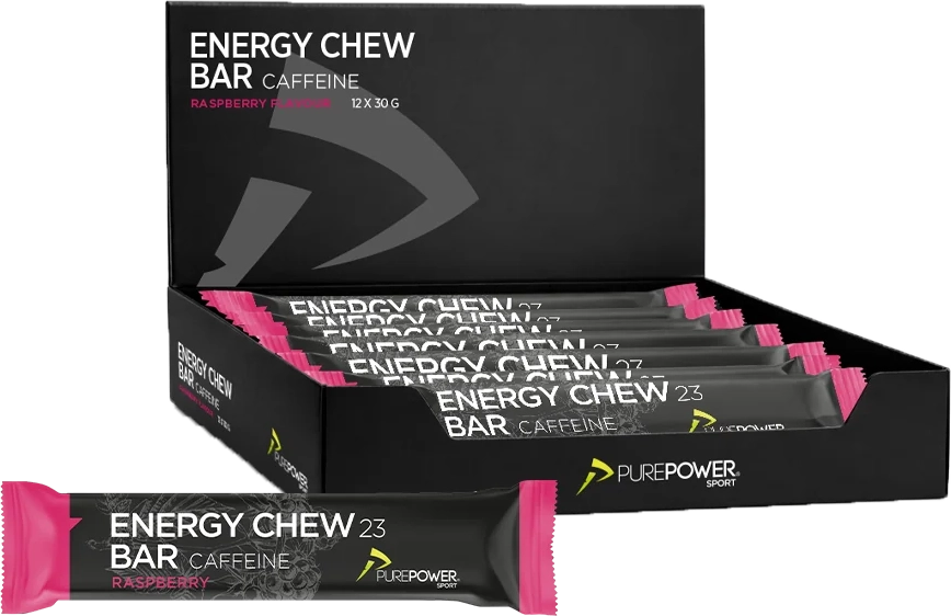 energy chew bar koffein raspberry 30 g