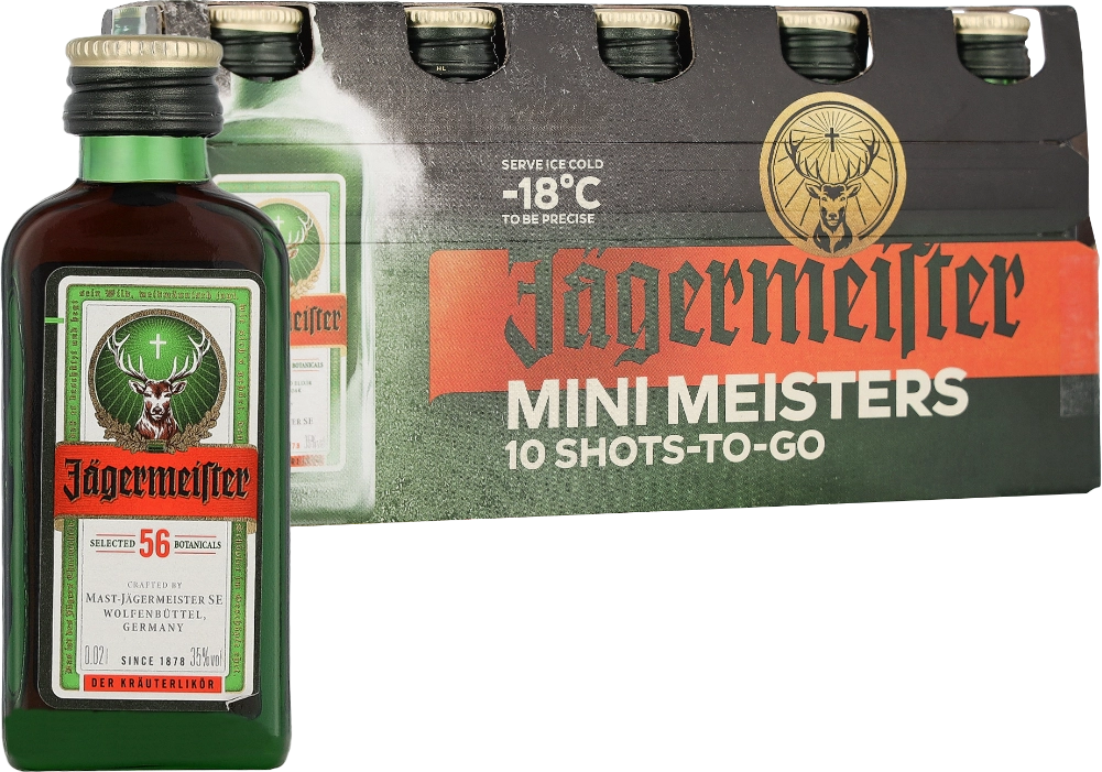 Jagermeister 10 x 2cl Likører