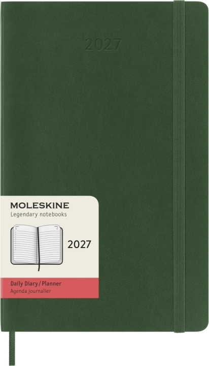 Moleskine Myrtle Green Soft Cover Large 2027 Daily Planner
