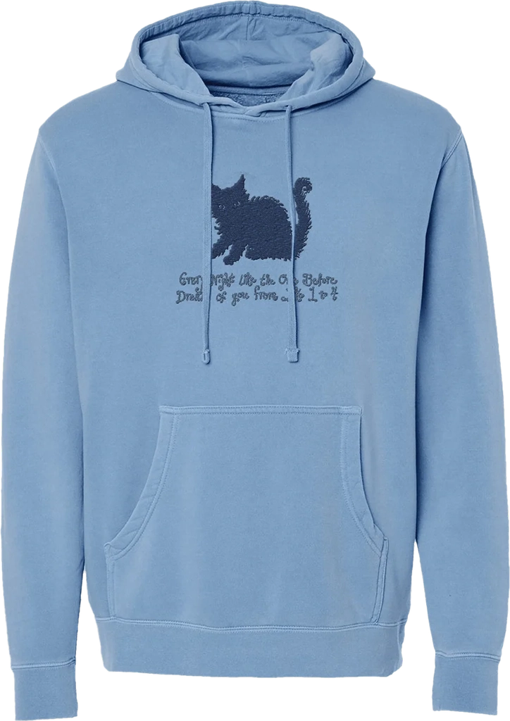 bodega cat embroidered hoodie