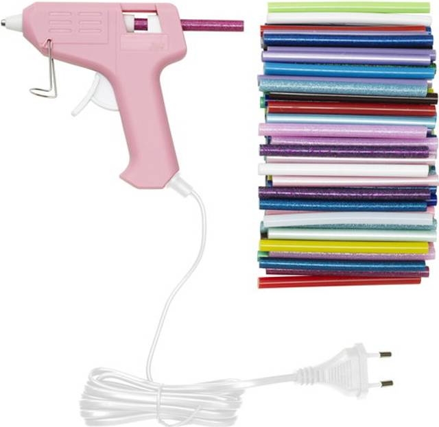 Panduro Hobby Limpistol Mini 7 mm Rosa 10W 100 Limstave