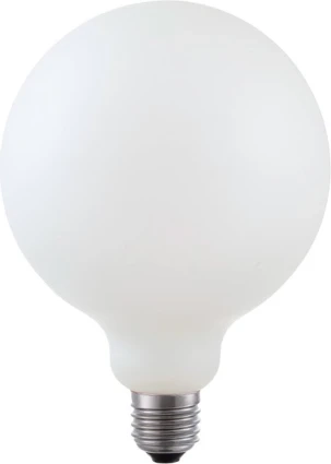 SPL E27 5.5W Dæmpbar LED Globepære G125 Filament Mat Hvid 2500K 520lm