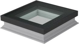 Fakro DXW DW6 Step On Glass 70x70 cm Aluminium, PVC Ovenlysvindue