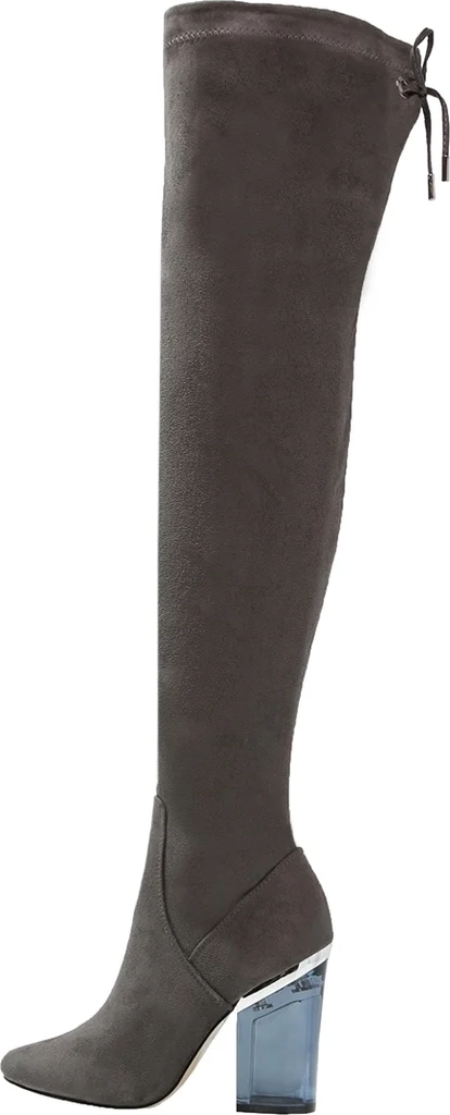 missguidedsecond hand højhælede støvler - grey