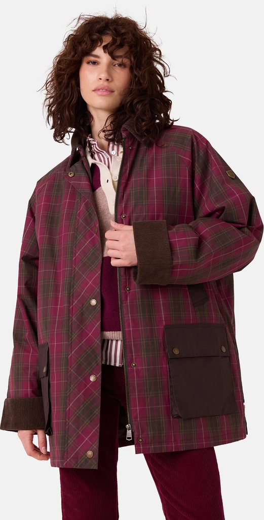jean paullinnea jacket - kort kåpe / frakk - bordeaux