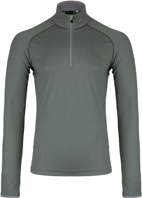 Kjus Feel Half-Zip Midlayer Green Smoke