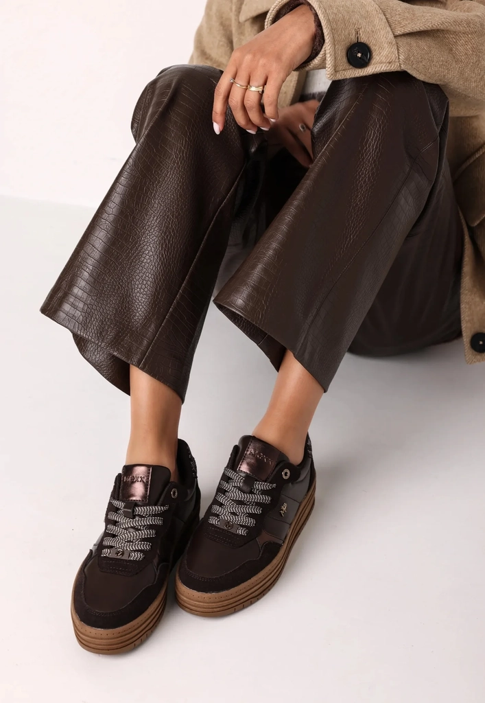 mexxmexx sneaker sylvia ray sneaker - sneakers - dark brown