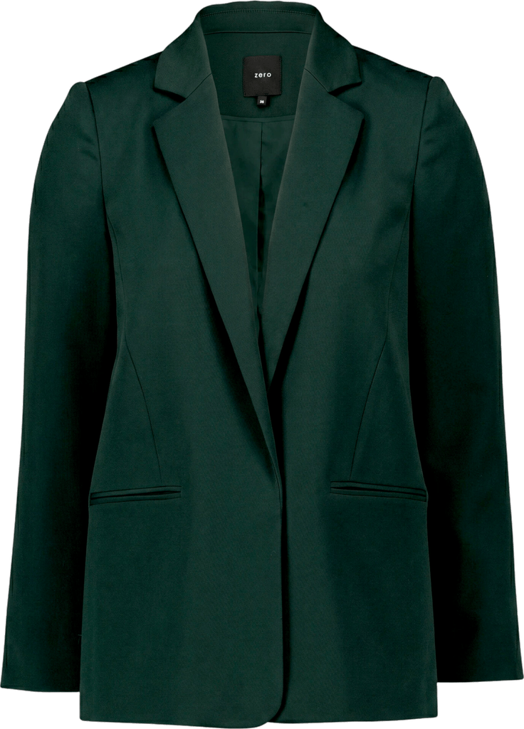 longblazer mit paspeltaschen